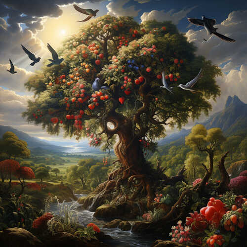 Bible Art - The Tree of Life
