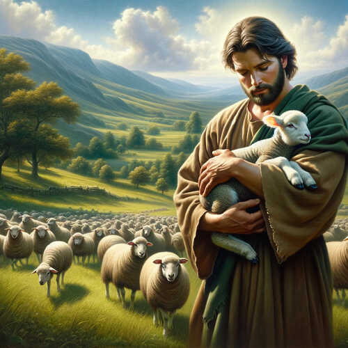 Bible Art - The Good Shepherd